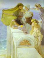 Alma-Tadema, Sir Lawrence - At Aphrodite's Cradle